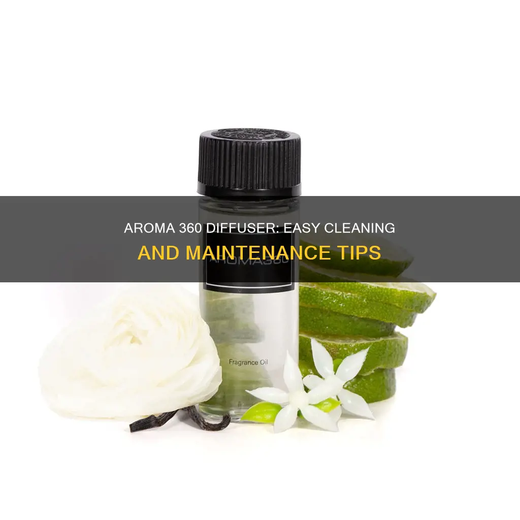 how to clean aroma 360 diffuser