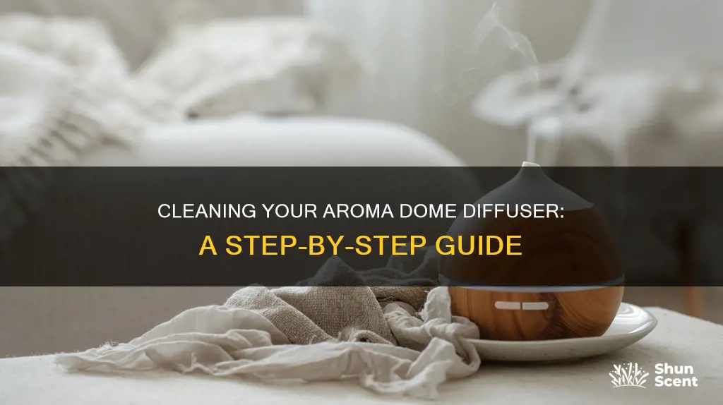 how to clean aroma dome diffuser