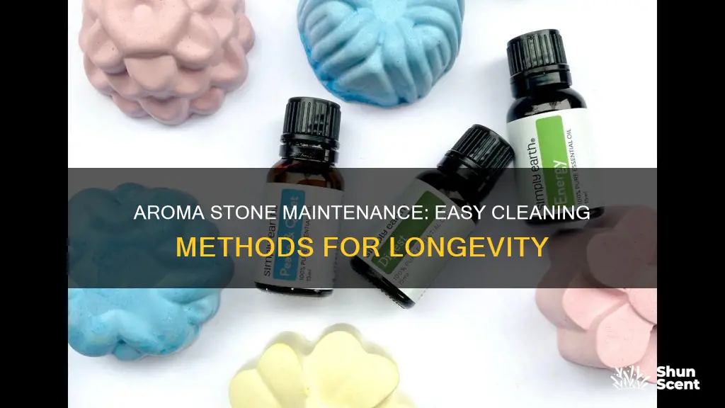 how to clean aroma stone