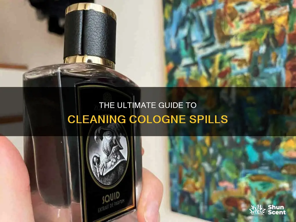 how to clean cologne