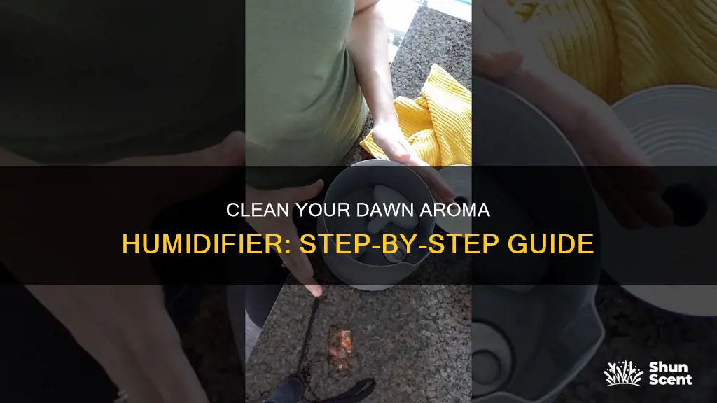 how to clean dawn aroma humidifier