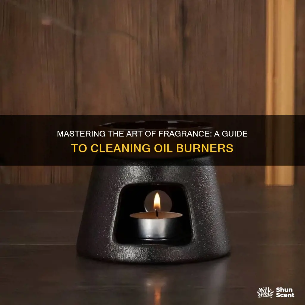 how to clean fragrance oil burner