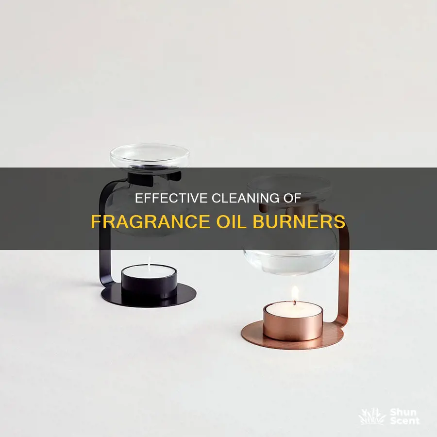 how to clean fragrance oil burner