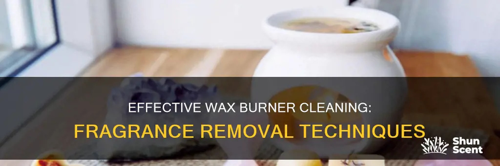 how to clean fragrance wax burner
