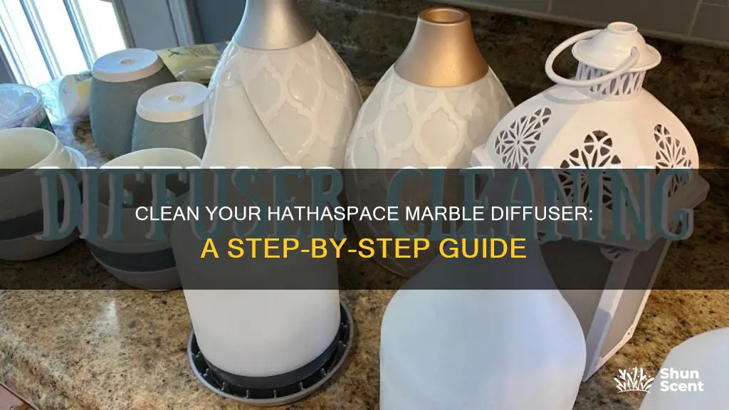 how to clean hathaspace marble essential oil aroma diffuser