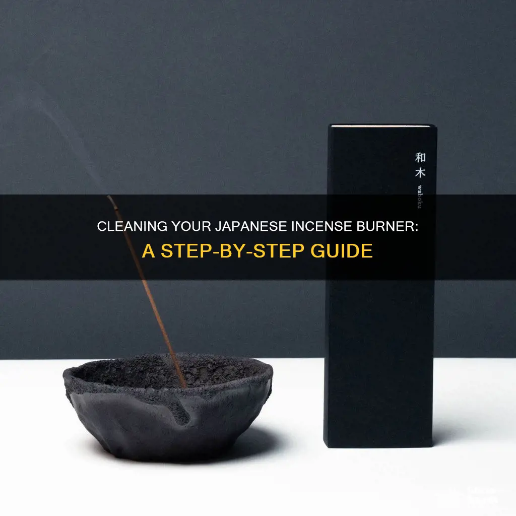 how to clean japanese incense burner