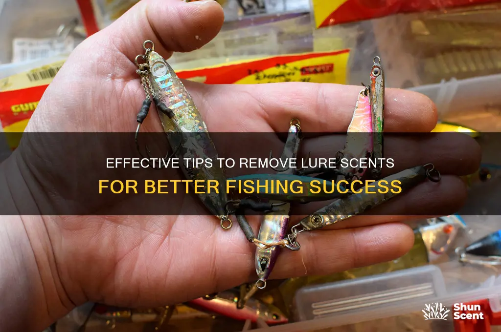 how to clean lures scent