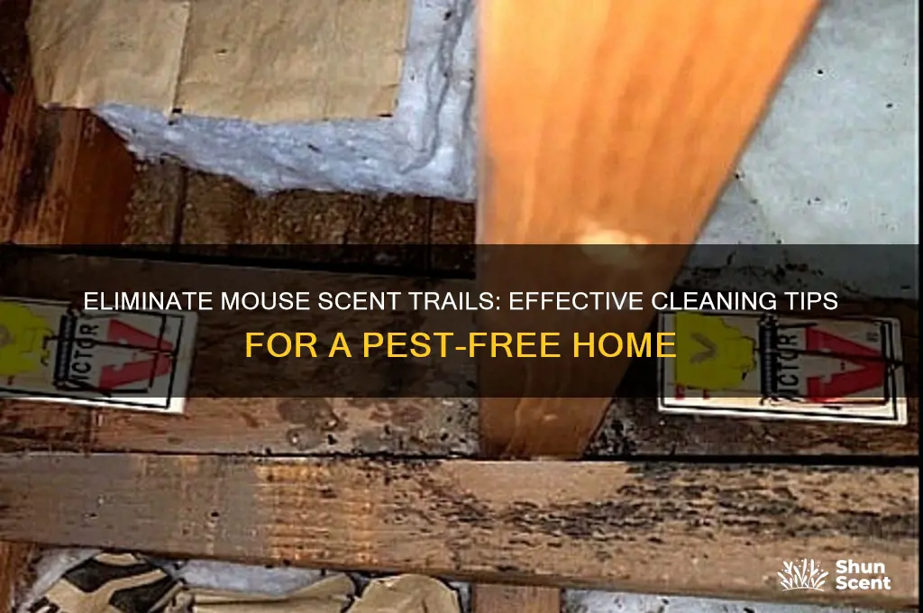 how to clean mouse scent trail