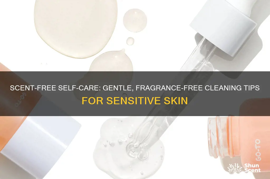 how to clean myself without scent