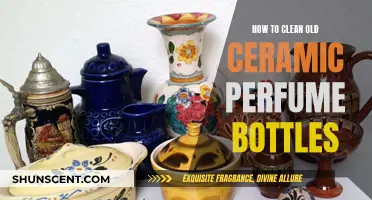 Restoring Old Ceramic Perfume Bottles to Their Former Glory