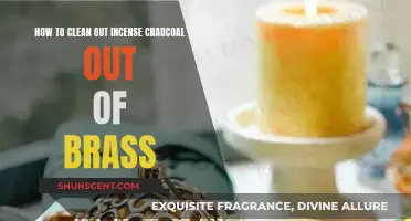 Cleaning Charcoal Stains from Brass: Incense Aftermath