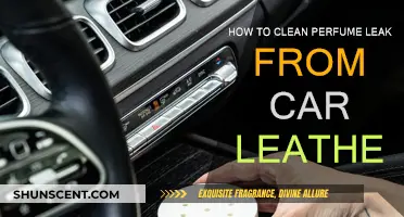 Cleaning a Perfume Spill from Car Leather Seats