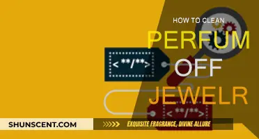Cleaning Jewelry: Removing Perfume Stains