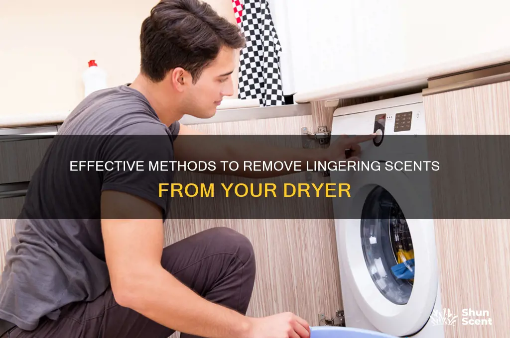 how to clean scent out of dryer
