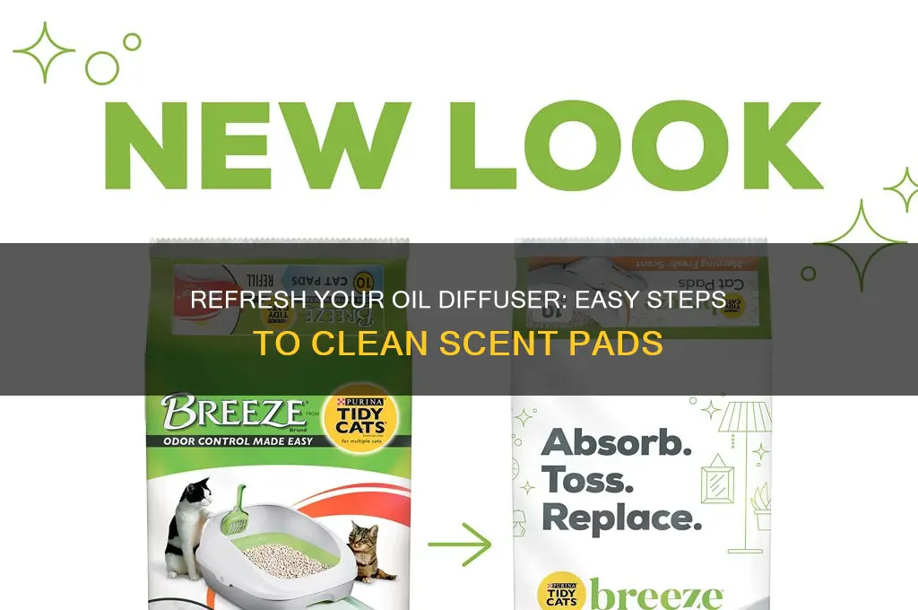 how to clean scent pads for oil diffuser