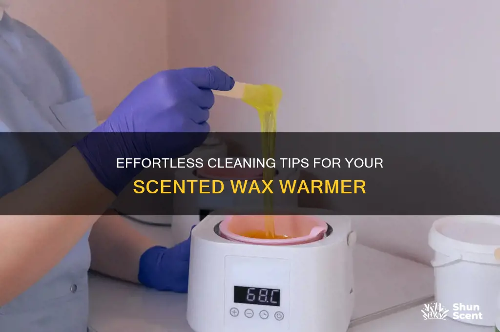 how to clean scented wax warmer