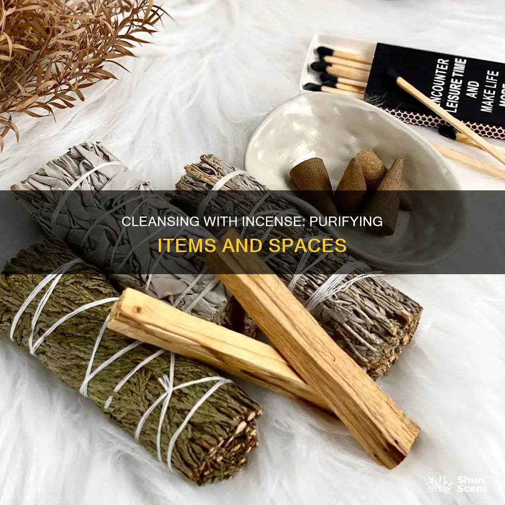how to cleanse items with incense