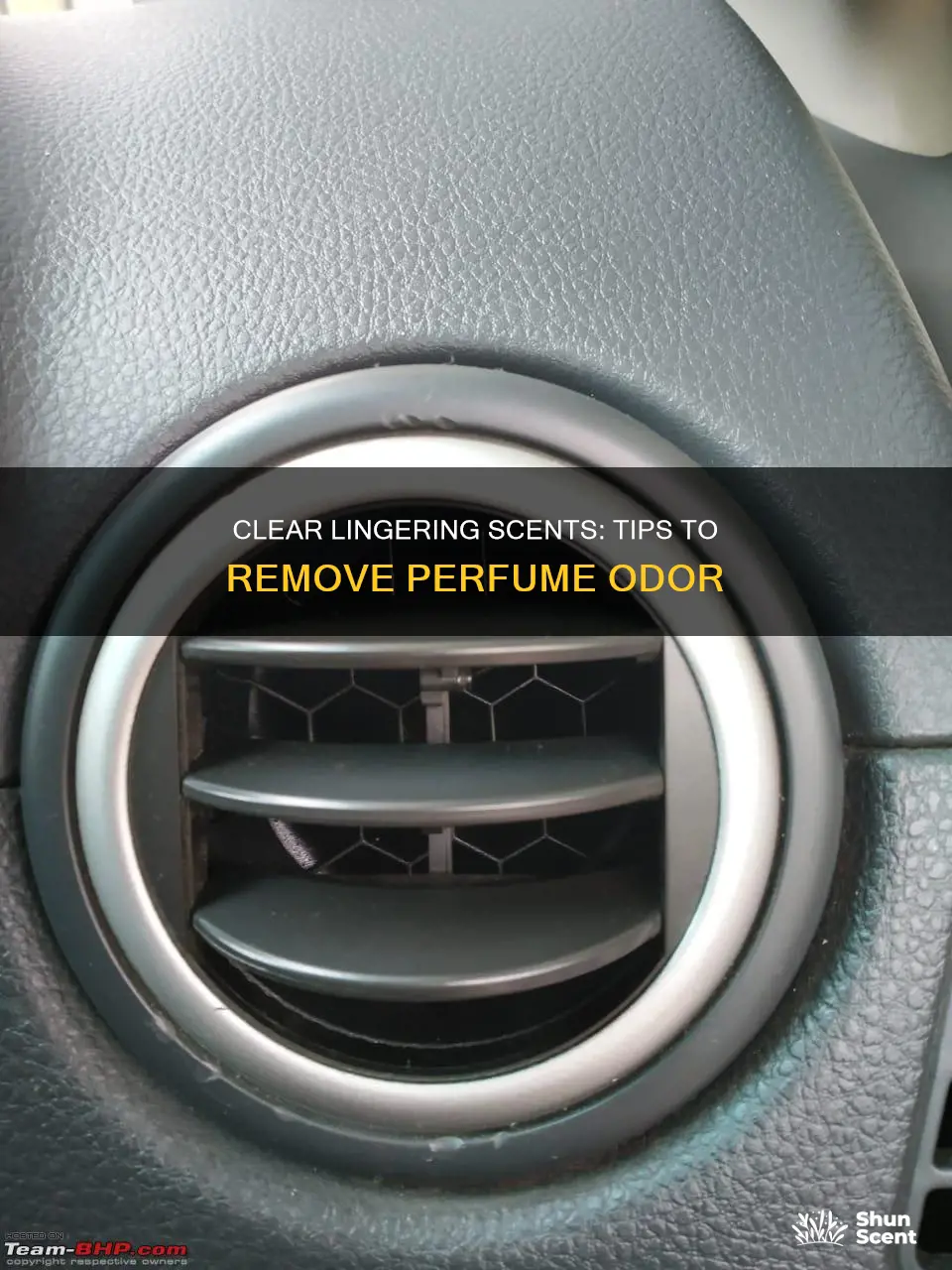 how to clear perfume smell