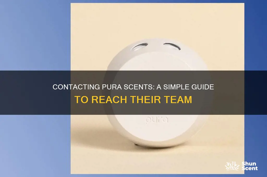 how to contact pura scents