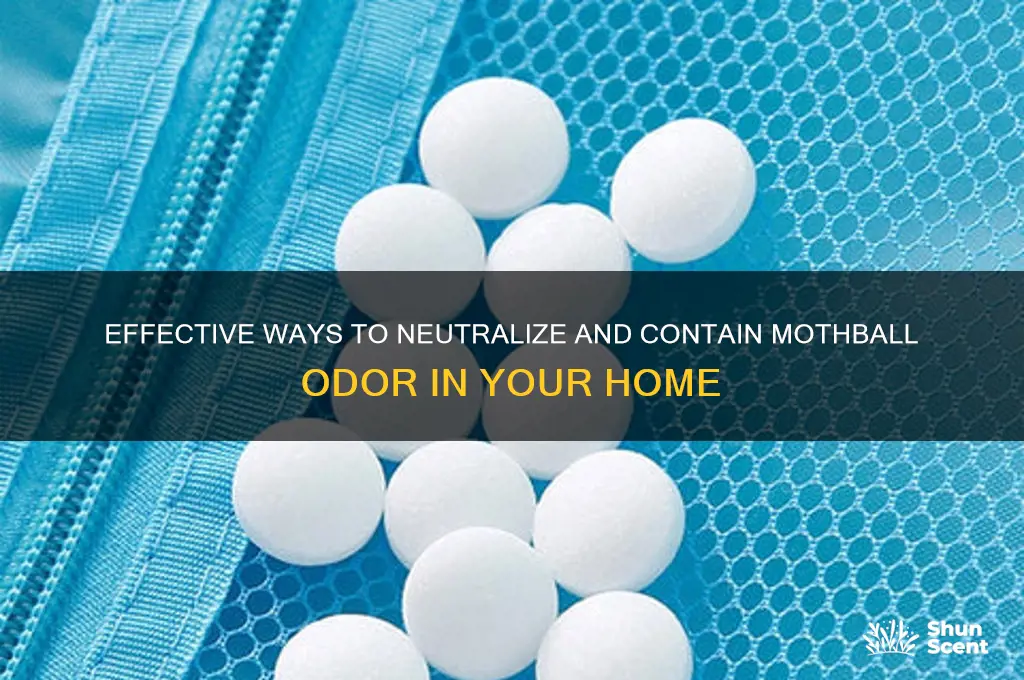 how to contain mothball scent