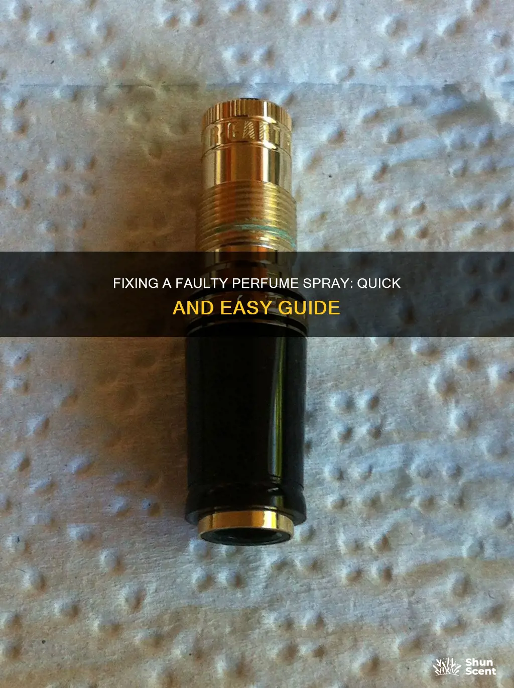 how to convert a perfume bottle that won