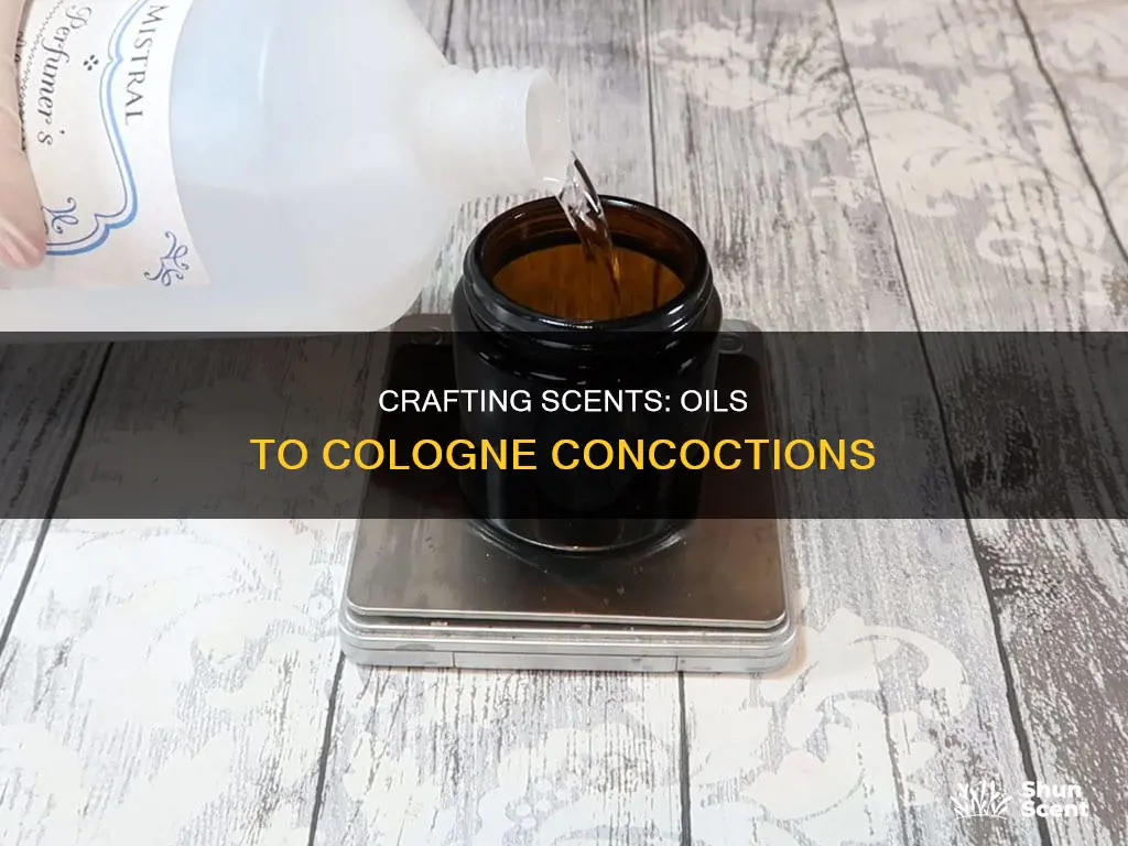 how to convert oils into cologne