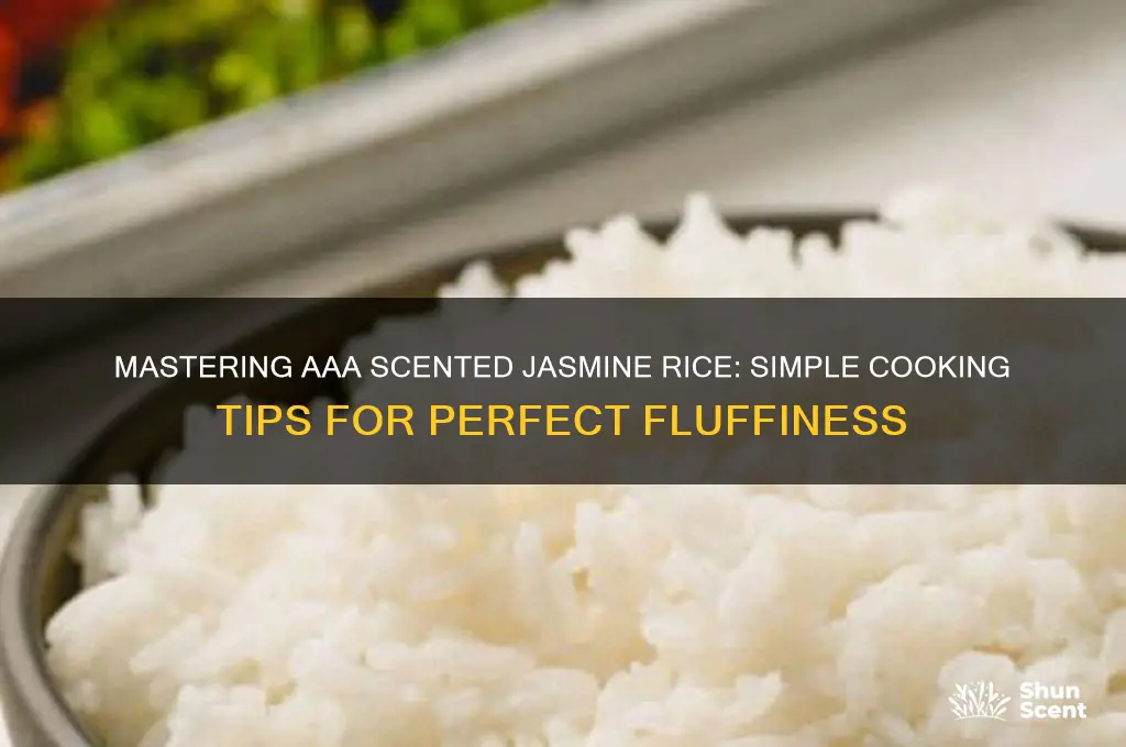 how to cook aaa scented jasmine rice