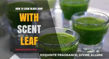 Cooking Black Soup with Scent Leaf: A Flavorful Nigerian Recipe