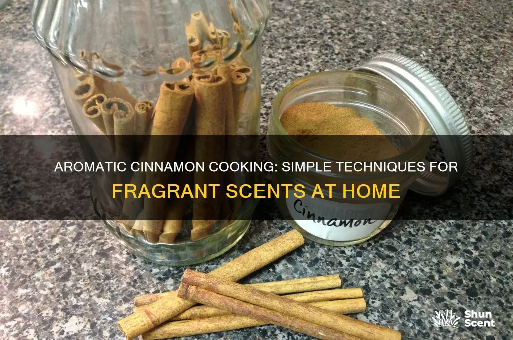 how to cook cinnamon for scents