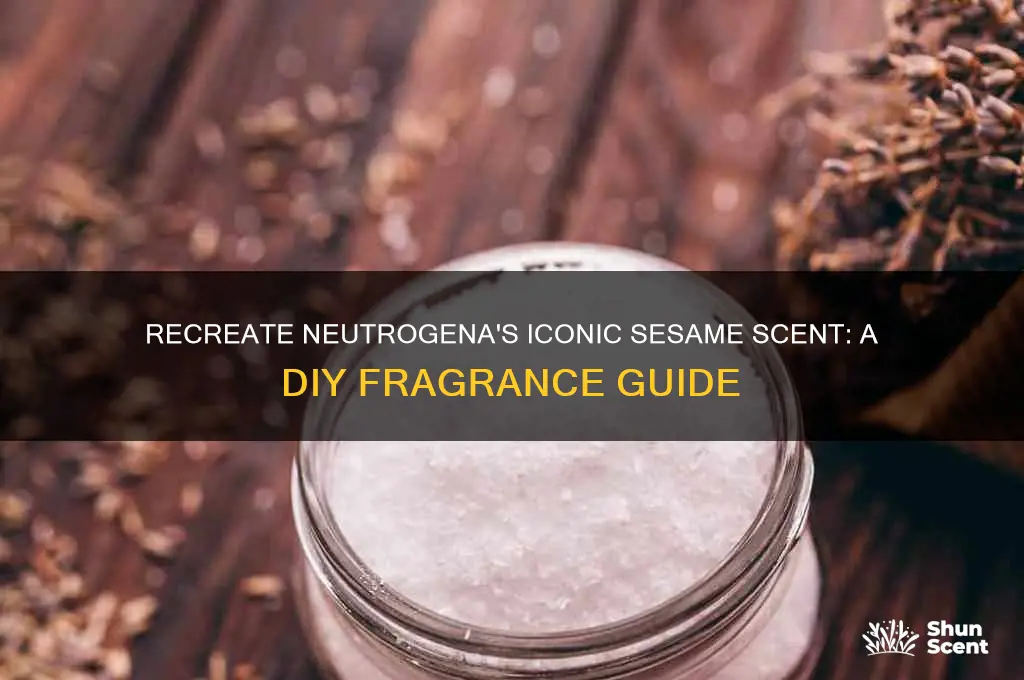 how to copy neutrogena sesame scent