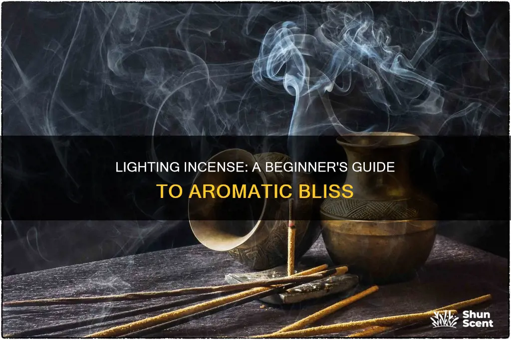 how to correctly light incense