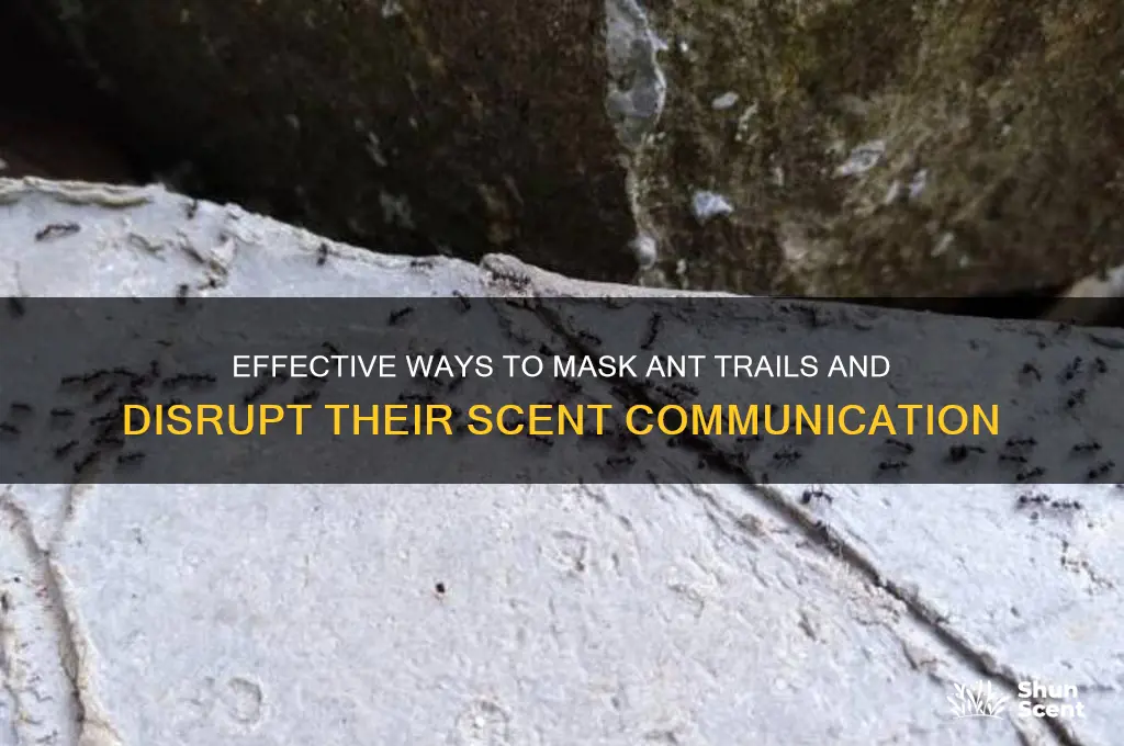 how to cover ant scents