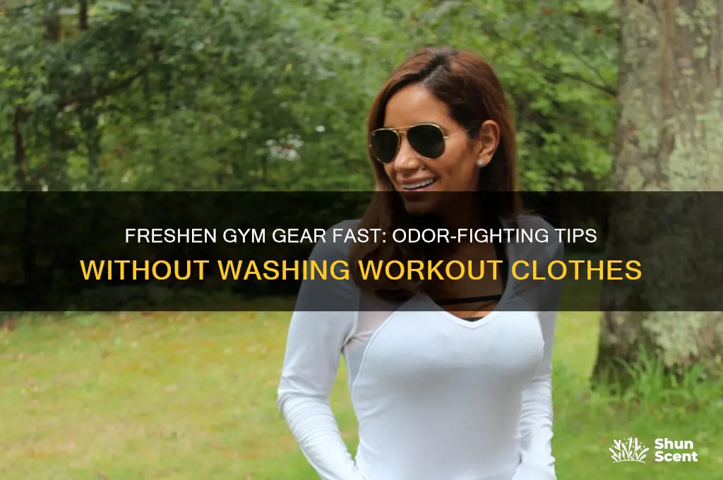 how to cover bad scent on workout cloyhes wiyhout washing