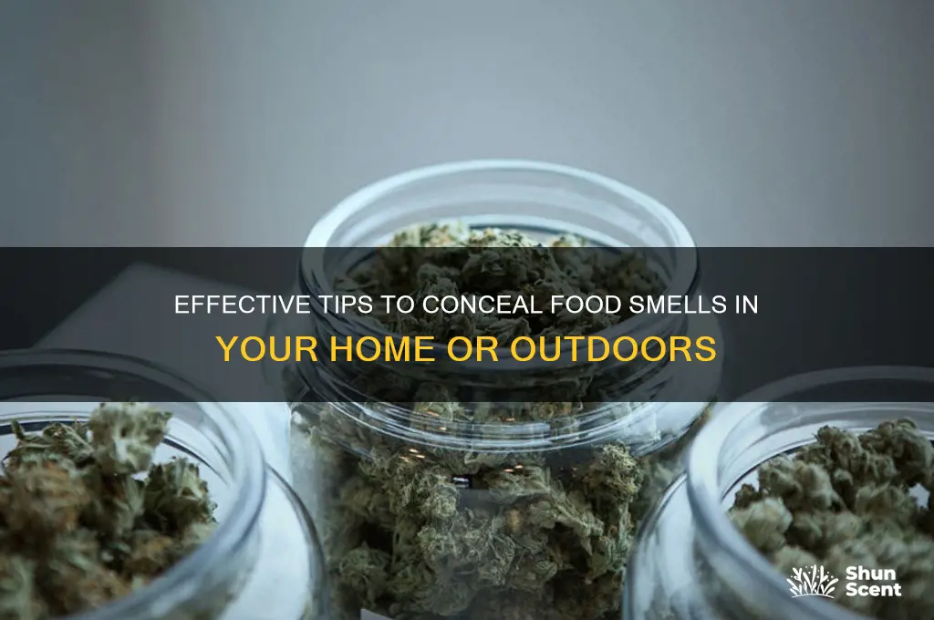 how to cover the scent of food