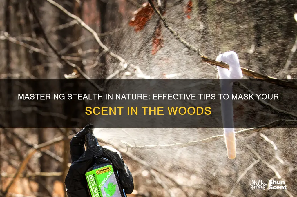 how to cover your scent in the woods