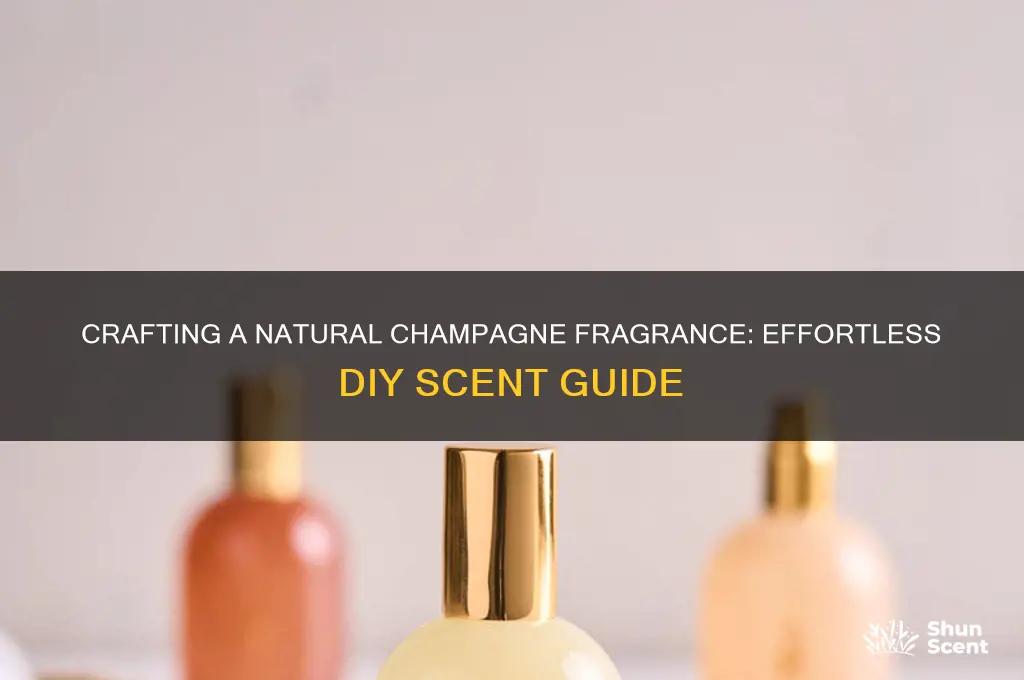 how to create a champange scent all natural