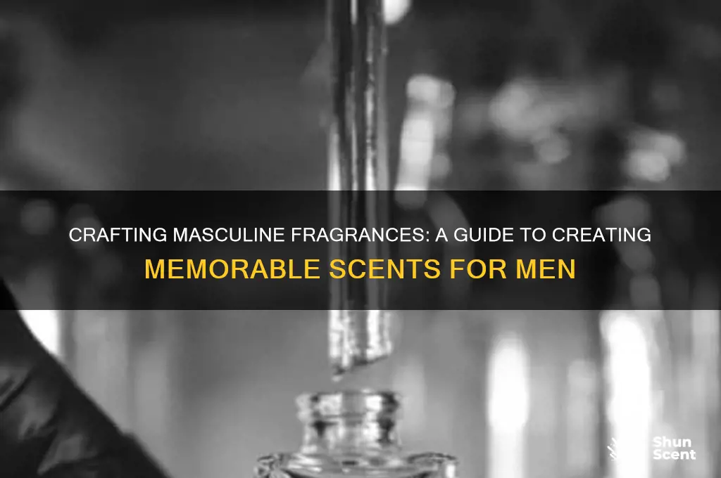how to create a memorable scent for men