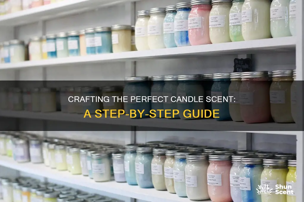 how to create a scent for a candle