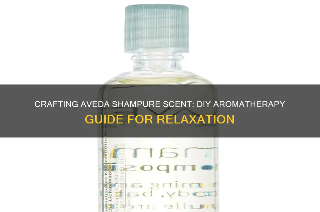 how to create aveda shampure scent