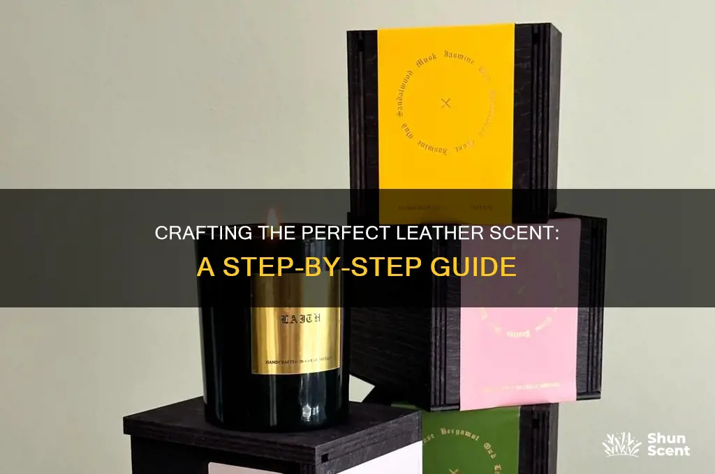 how to create leather scent