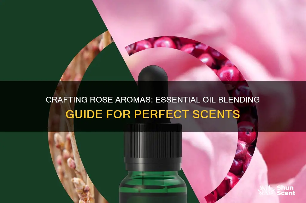 how to create rose scent with essential oils