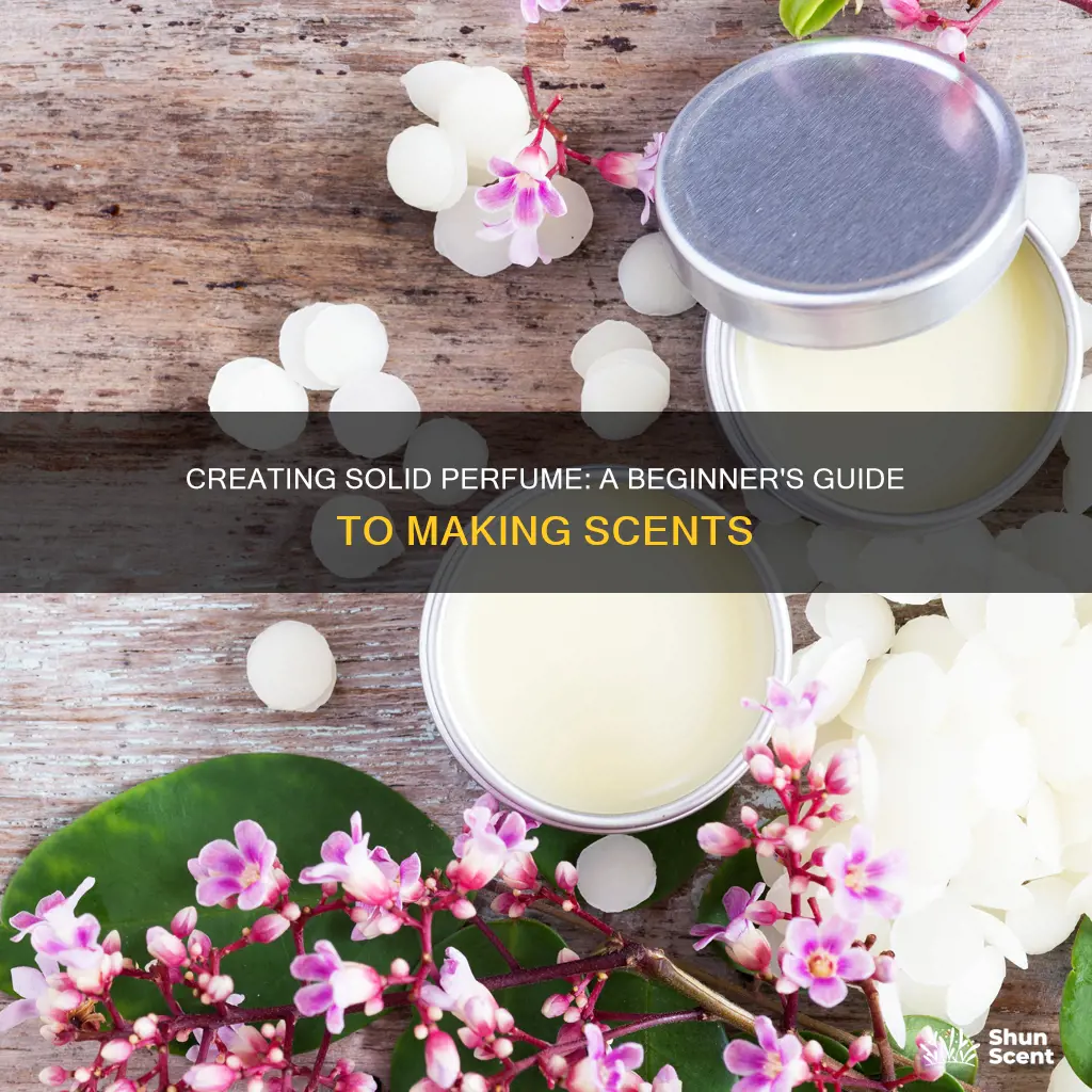 how to create solid perfume