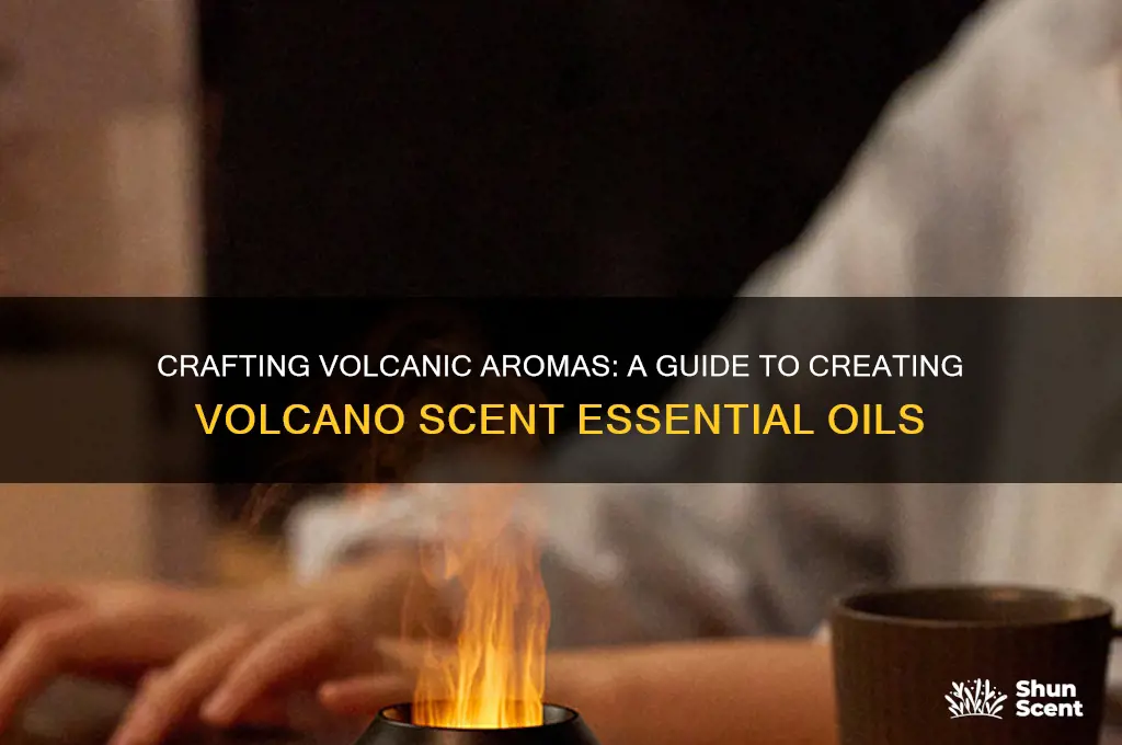 how to create the volcano scent essential oils