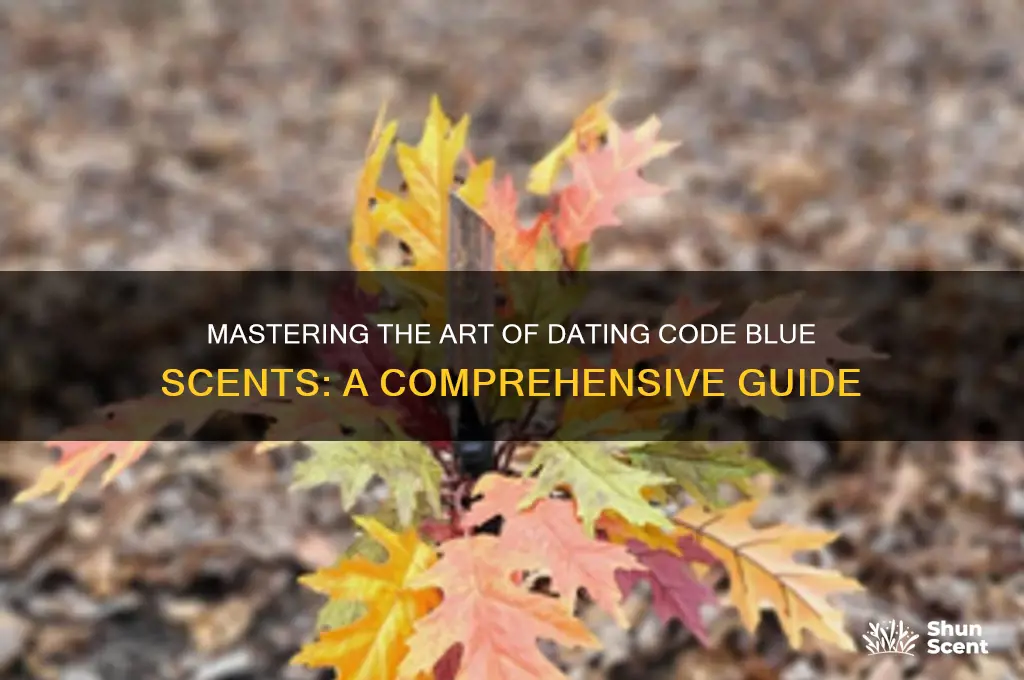 how to date code blue scents