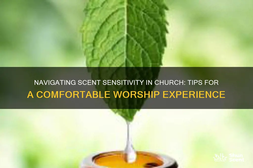 how to deal with scent sensitivity in the church