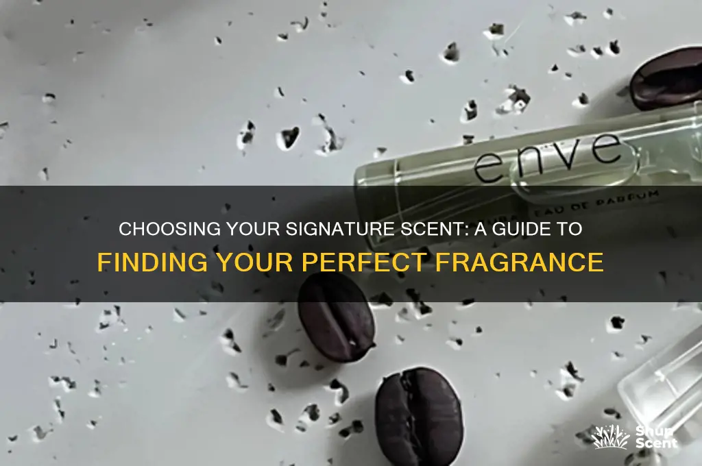 how to decide on a signature scent