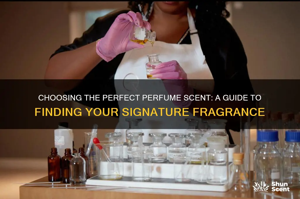 how to decide perfume scent