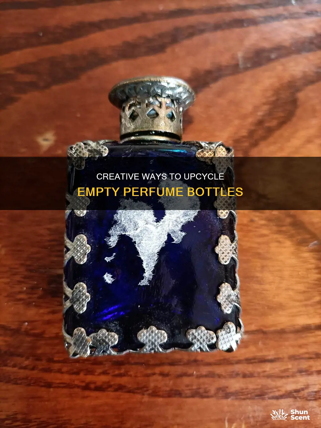 how to decorate empty perfume bottles