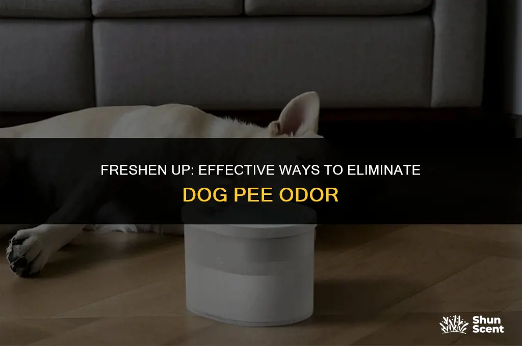 how to deodorize dog pee smell