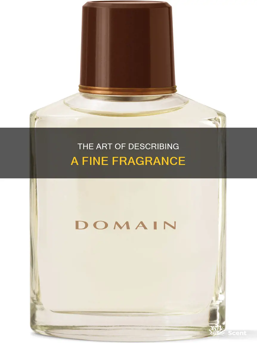 how to describe a good perfume